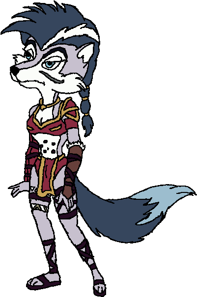 Lupe Wolf Redesigned By Xaviorthelycan - Comics (557x634)