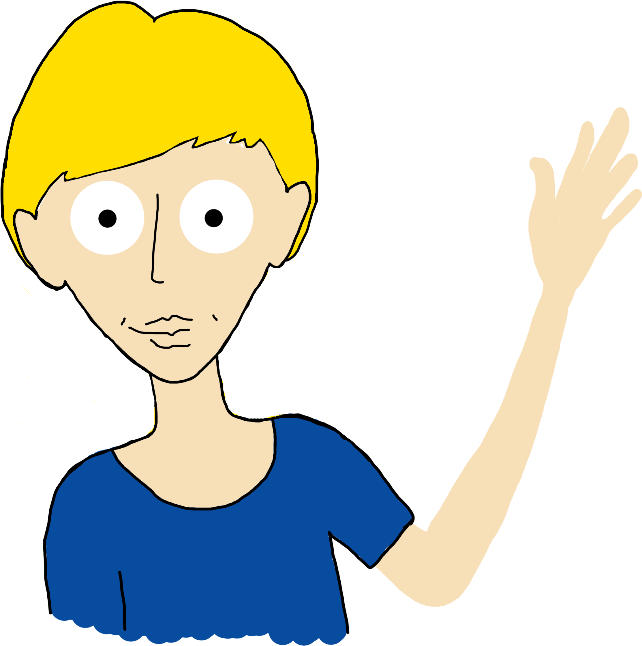 Cartoon Animated Gifs 4, Buy Clip Art - Cartoon Boy Waving Gif - (2480x3508) Png Clipart Download