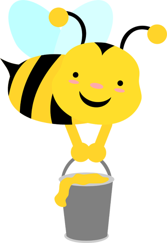 Honeybee Worker - Honey Bee (344x500)