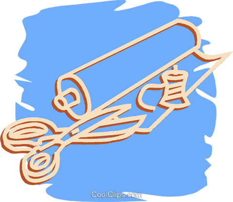 Scissors, Thread And Material Royalty Free Vector Clip - Clip Art (480x418)