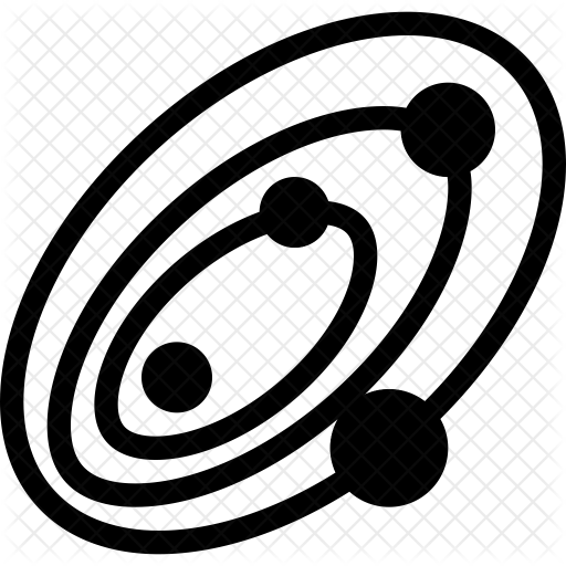 Solar System Icon - Circle (512x512)