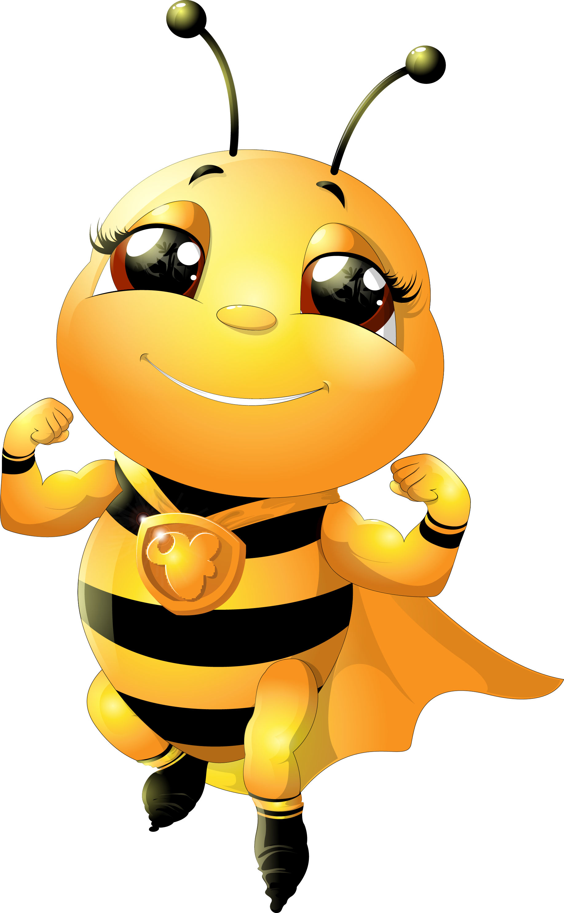 Bumblebee Cartoon Honey Bee - Bees Cartoon (1835x2970)