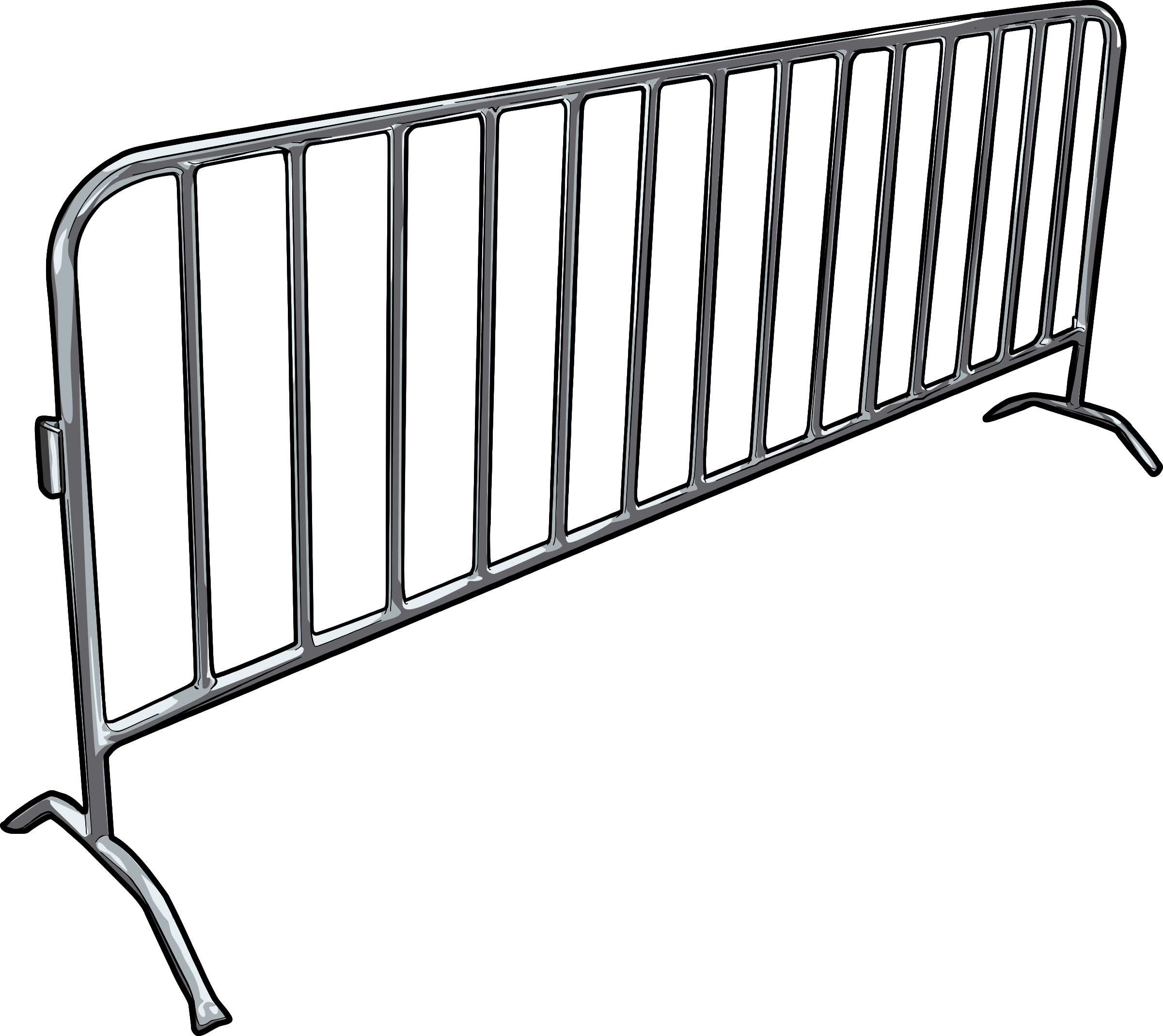 Big Image - Steel Barrier Png (2400x2137)