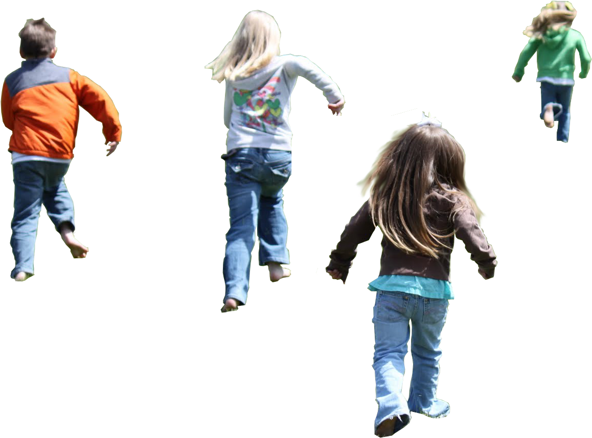 Child Jumping Silhouette For Kids - People Kids Png (1222x943)