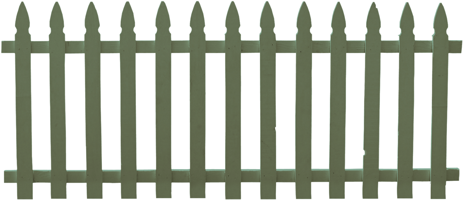 Clipart Of Gates, Fence And Fence Design - White Picket Fence Png (1600x792)