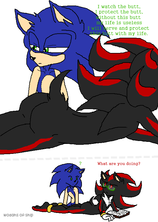 Protect The Butt By B4phom3t - Sonic The Hedgehog Butt (540x759)