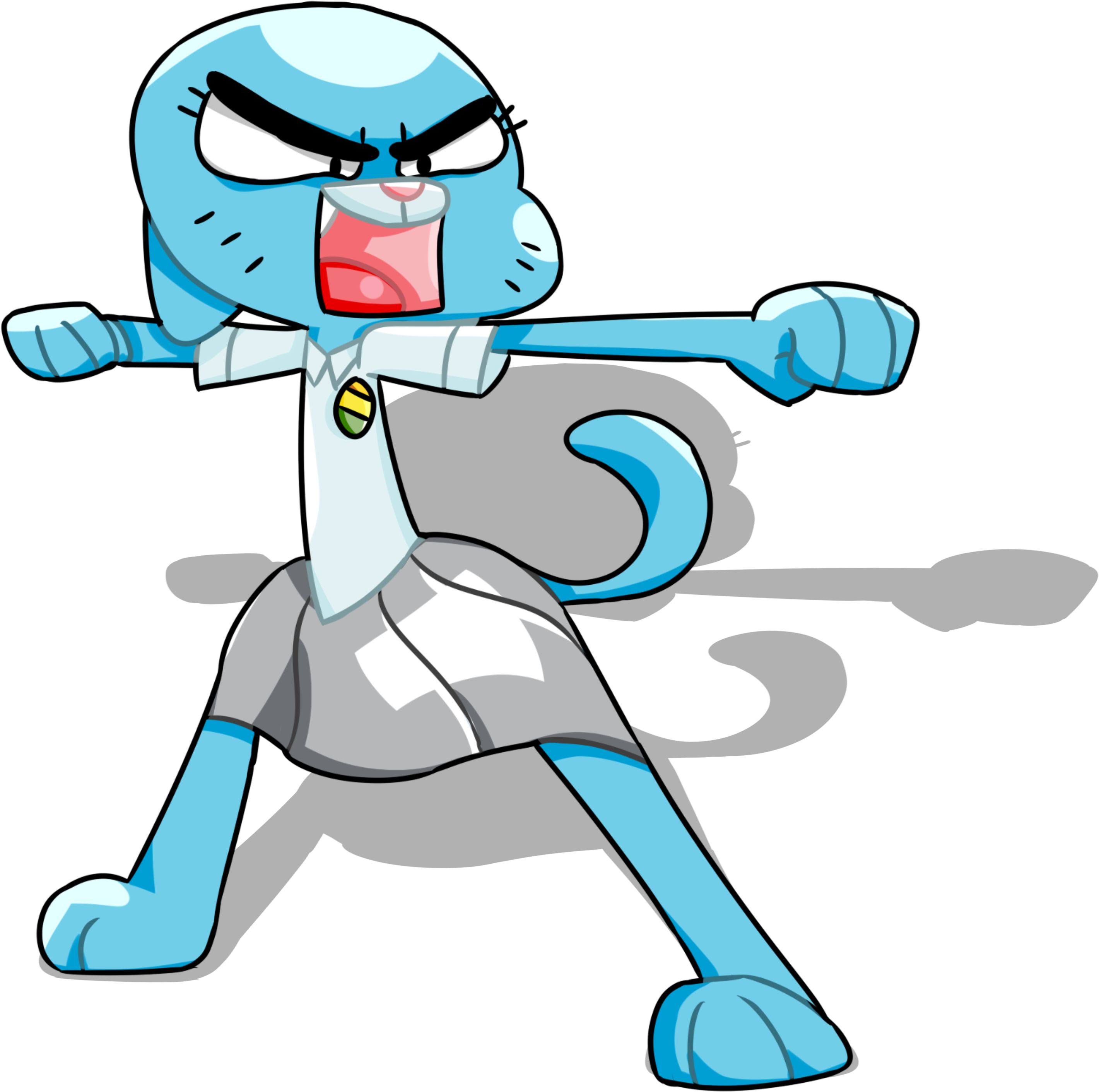 Nicole Is Kicking Butt By Tooni-pi - Nicole Is Kicking Butt By Tooni-pi (3000x3000)