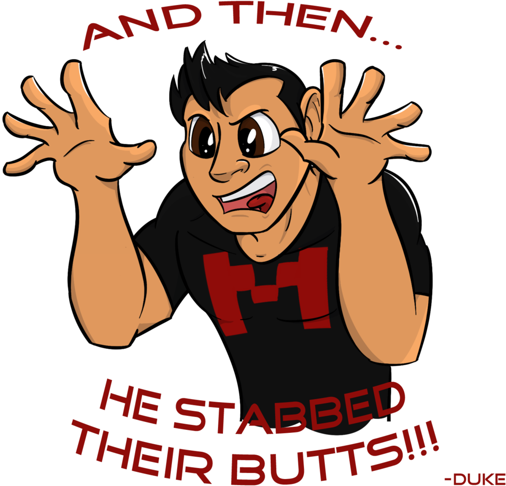 The Bangalore Butt Stabber - Markiplier Crazed Butt Stabber (1024x1014)