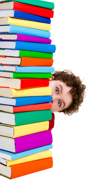 Booksmarts & Crafts - Peeking Kid Image Png (300x608)