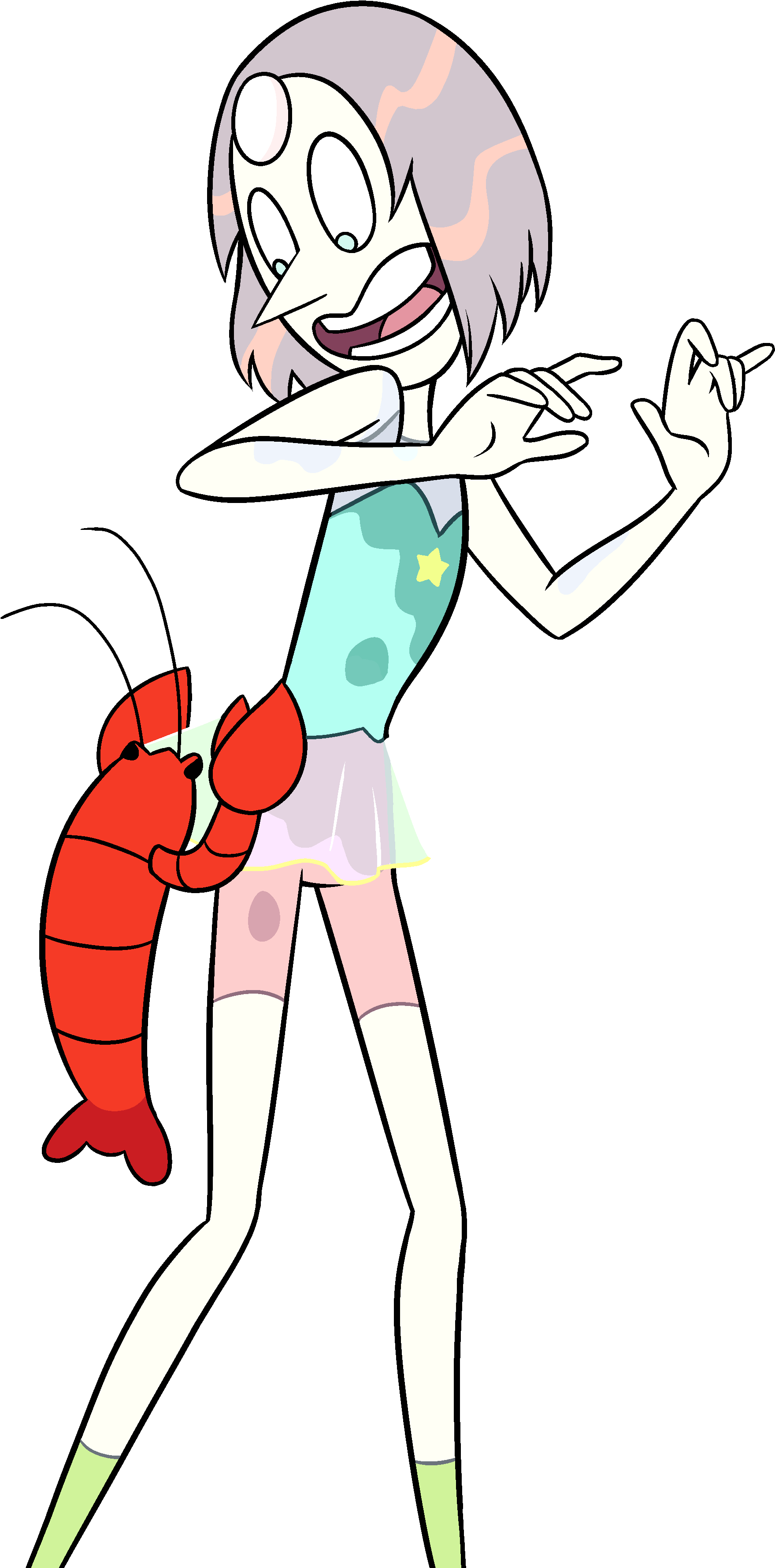 Debut Pearl Butt Lobster By Lenhi - Lobster (2000x3624)