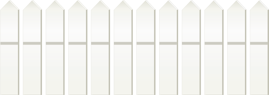 White Fence Cliparts - Clip Art (960x353)