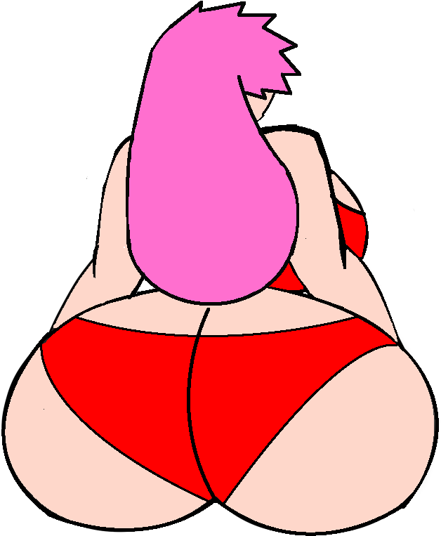 Pink Nose Clip Art Joint - Butt Inflation Anime (632x771)