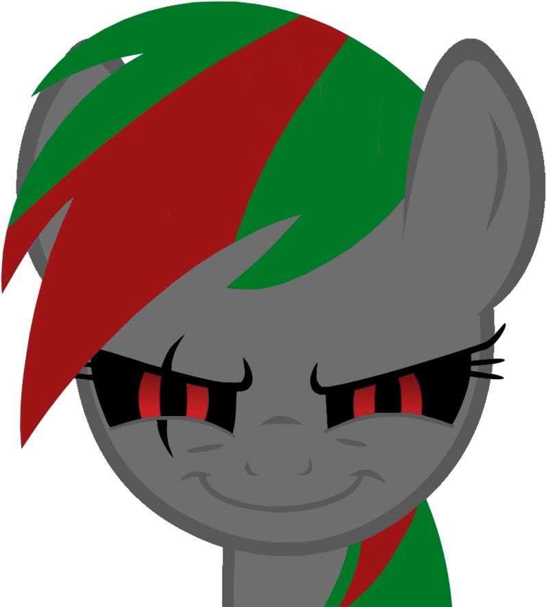 My Oc With Evil Eyes By Reherwastaken - Pony (800x894)