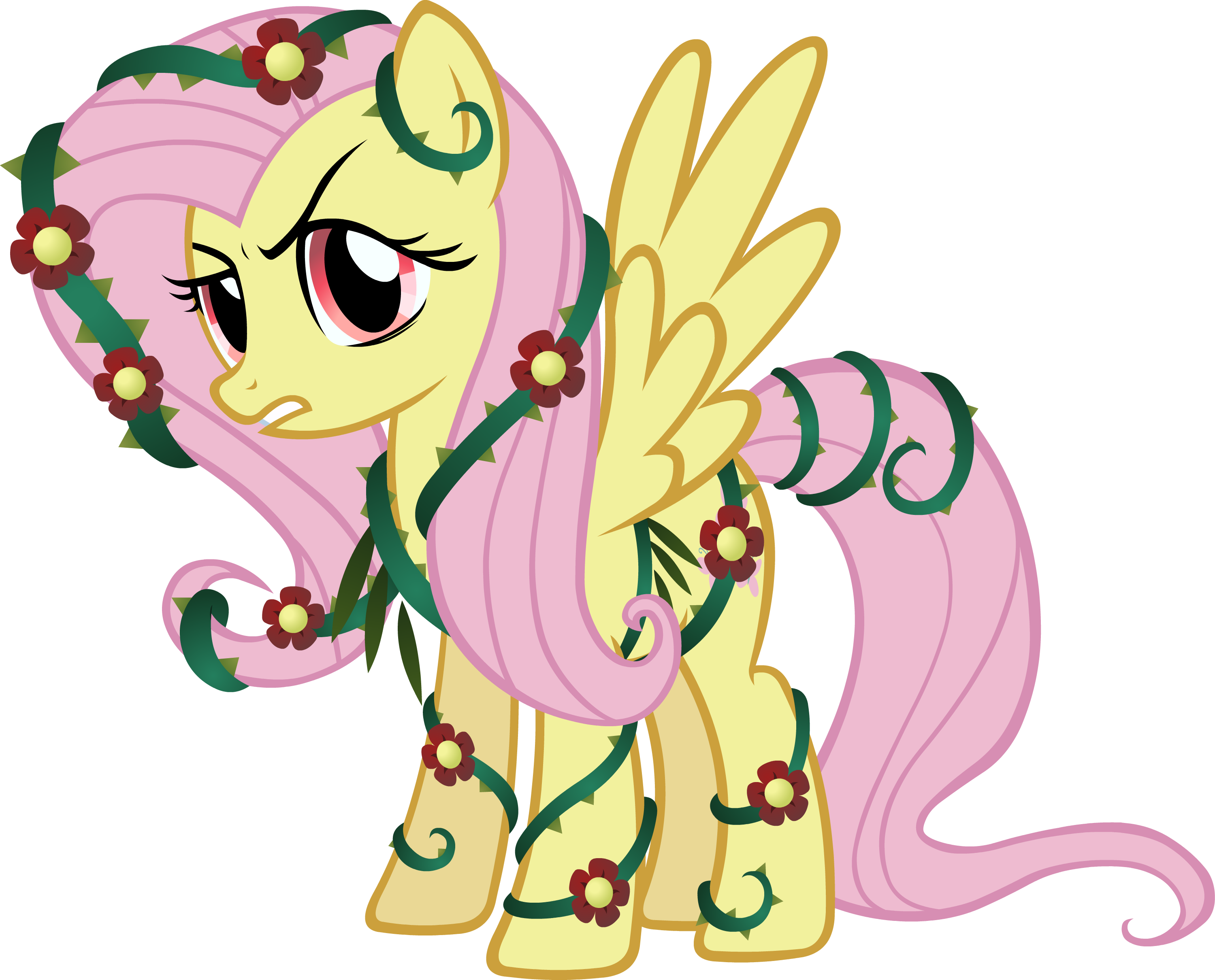 Evil Fluttershy By Doctor-g - My Little Pony Fluttershy Evil (3000x2421)