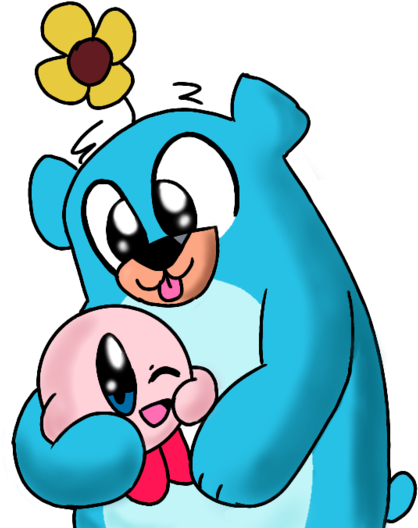 5 And Kirby By Asrielthepainter - Cartoon (600x600)