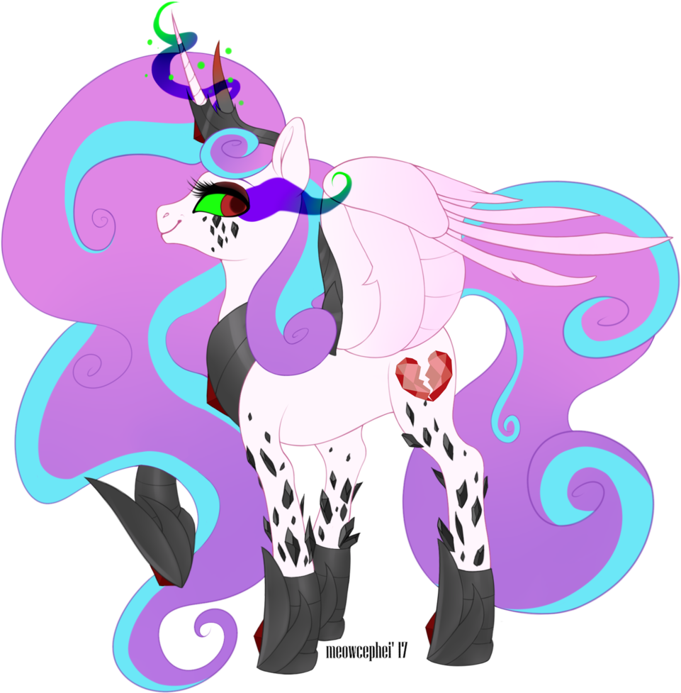 Alicorn, Alternate Hairstyle, Alternate Version, Artist - Mlp Flurry Heart Evil (1024x1024)