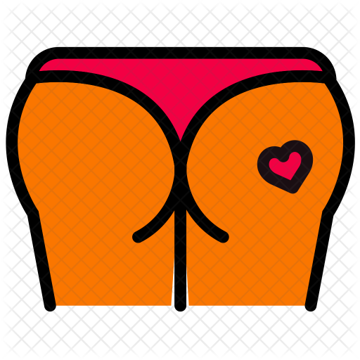 Butt Icon - Ass Icon Png (512x512)