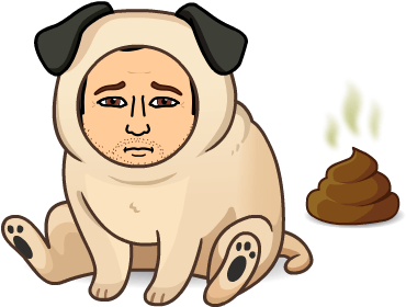19 Jan - Bitmoji Pug (398x398)