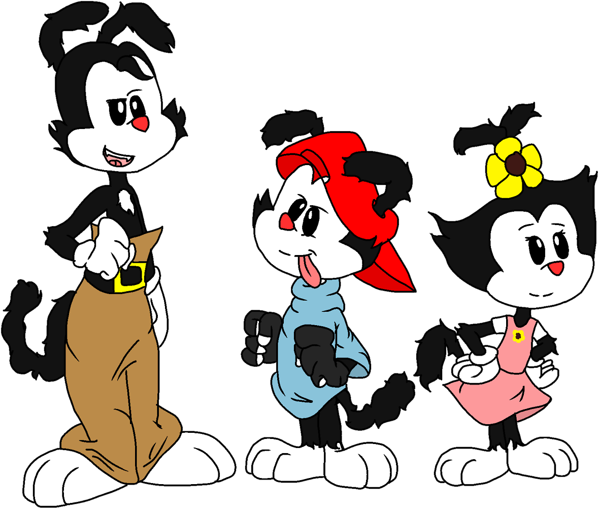 “so Thanks To @blogthegreatrouge With Their Bendy And - Yakko Wakko And Dot (1280x1138)