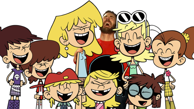 Cartoon Vectors And Cutouts - Lori Leni Luna Luan Lynn Lincoln Lucy Lana Lola Lisa (640x360)