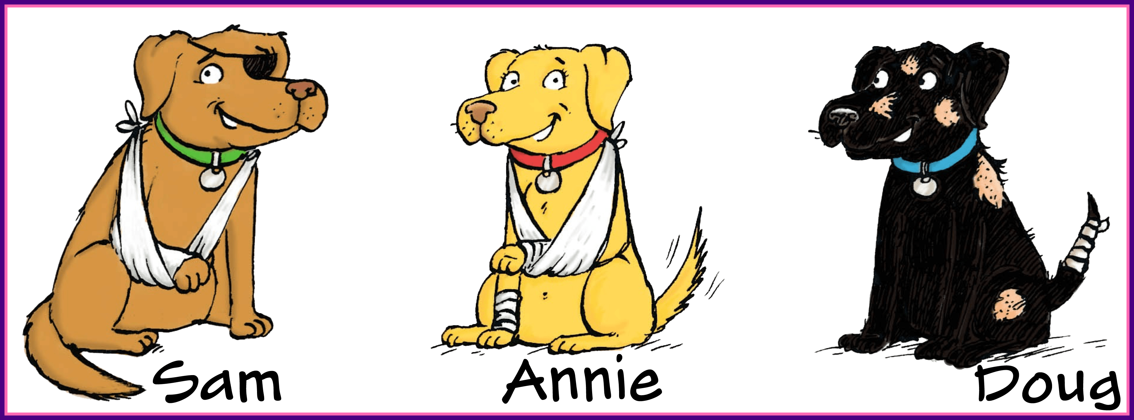 Dog Cartoon Rescue Dog Cartoon Amazing Supported Adopted - Dog Cartoon Rescue Dog Cartoon Amazing Supported Adopted (3834x1422)