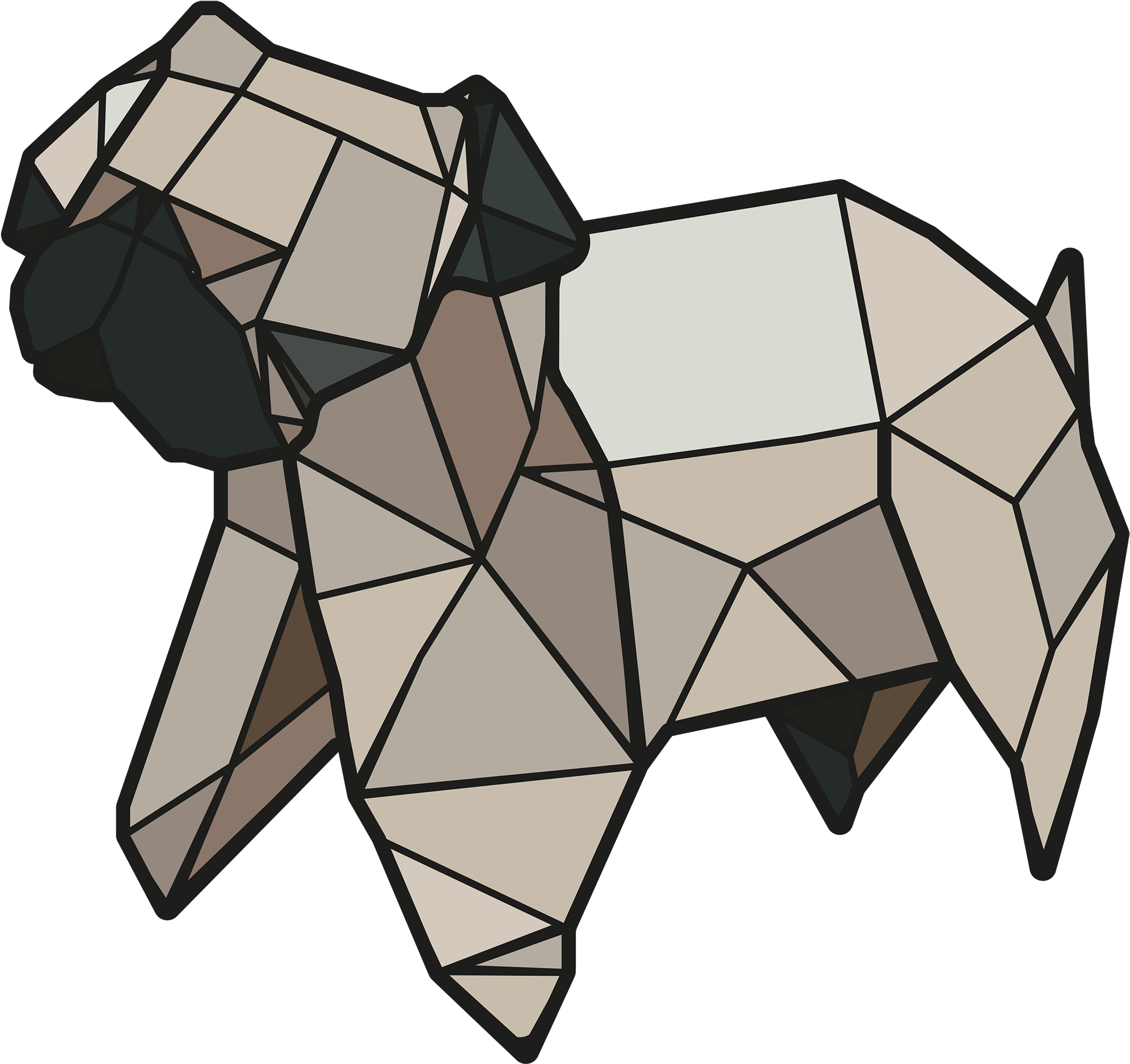 Pug Paper Voice - Pug Logo Design (2000x1885)