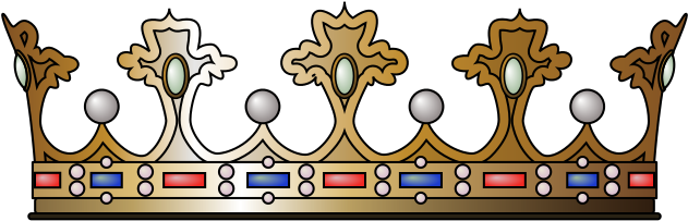 Prince Crown 20, Buy Clip Art - Printable Prince Crown (640x219)