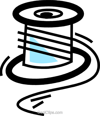 Spools Of Thread - Carretel De Linha Vetor Png (414x480)