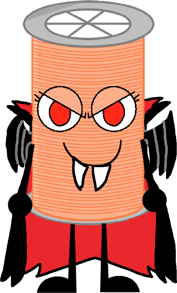 Thread As A Vampire Vector By Thedrksiren - Inanimate Insanity Vector (609x1046)