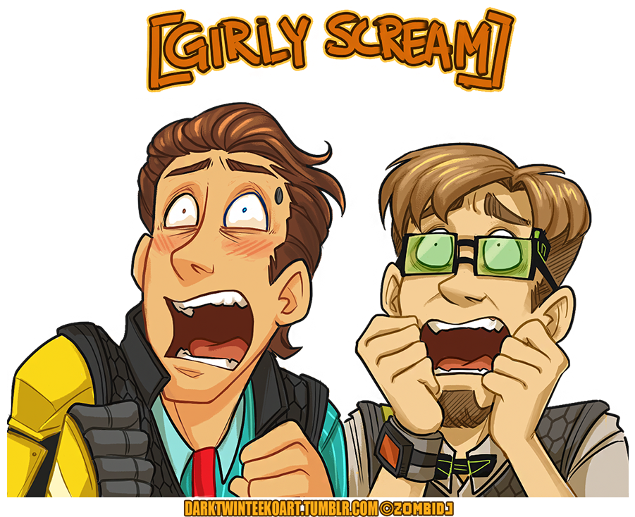 Moored3 517 33 Scream Team By Zombidj - Vaughn Tales From The Borderlands Fanart (900x748)