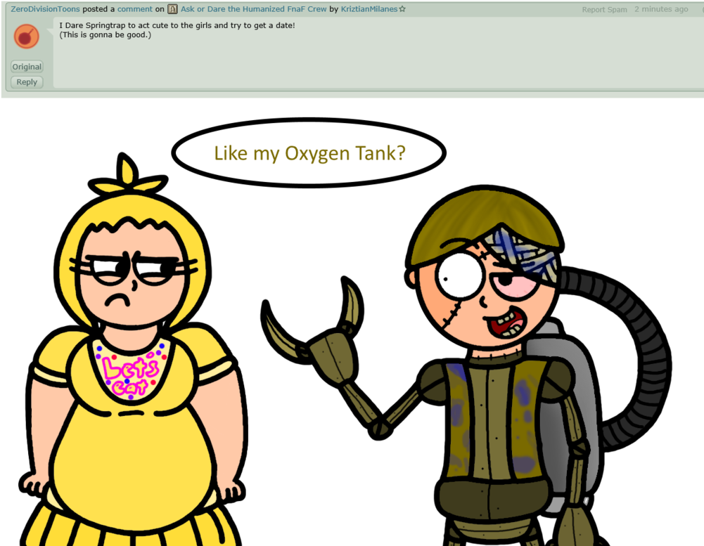 Theartist0829 26 15 Ask The Humanized Fnaf Crew Question - Five Nights At Freddy's (1024x782)