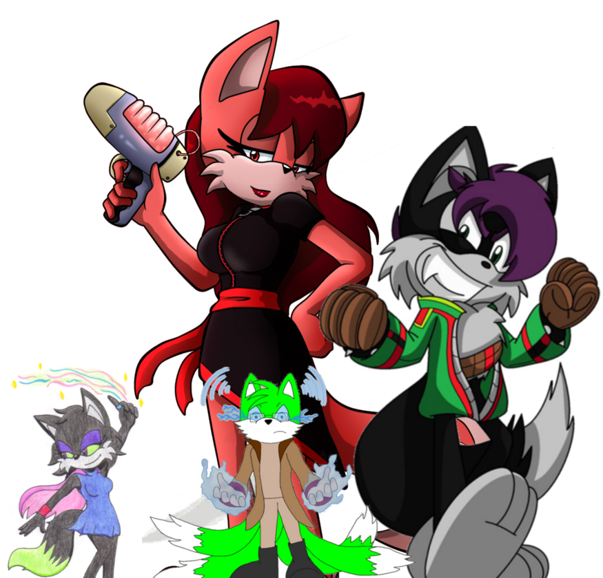 Thank You Collage - Giantess Fox (874x914)