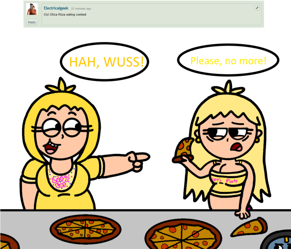 Ask The Humanized Fnaf Crew Question 7 By Kriztian-draws - Ask Pregnant Fnaf Characters (951x840)