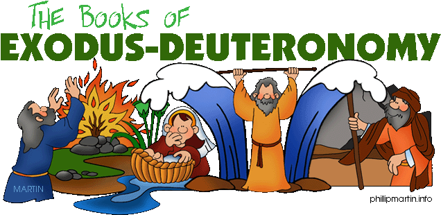 Miracle Clipart Exodus Bible - Books Of The Bible Exodus (648x317)