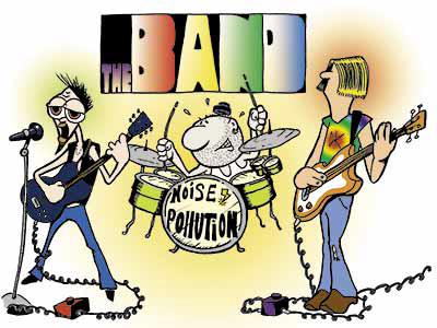 The Misadventures Of A Portland Based, Cartoon Band, - The Band (400x300)