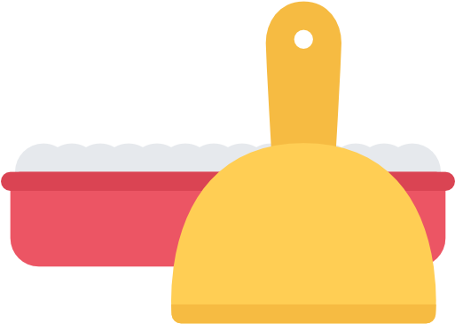 Litter Box Free Icon - Sand (512x512)