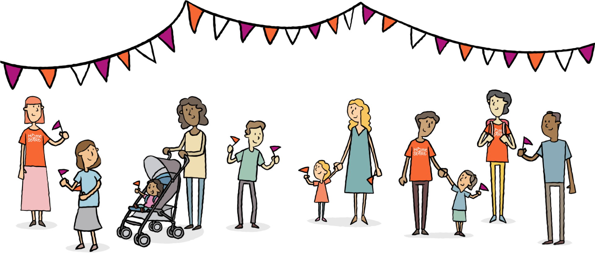 Fundraise For Charity & Give A Child A Home-start - Cartoon (1920x835)