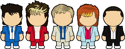 Appear - - Duran Duran Cartoon (526x250)