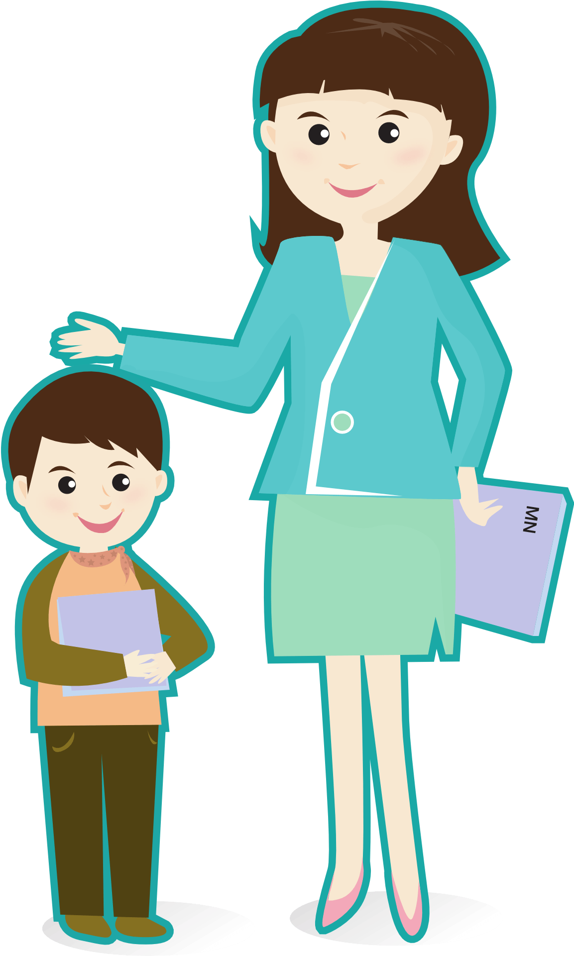 Teacher And Students Clipart 5 By Thomas - Teacher Clipart Png (1176x1920)