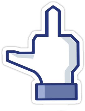 Middle Finger - Facebook Middle Finger Png (360x360)