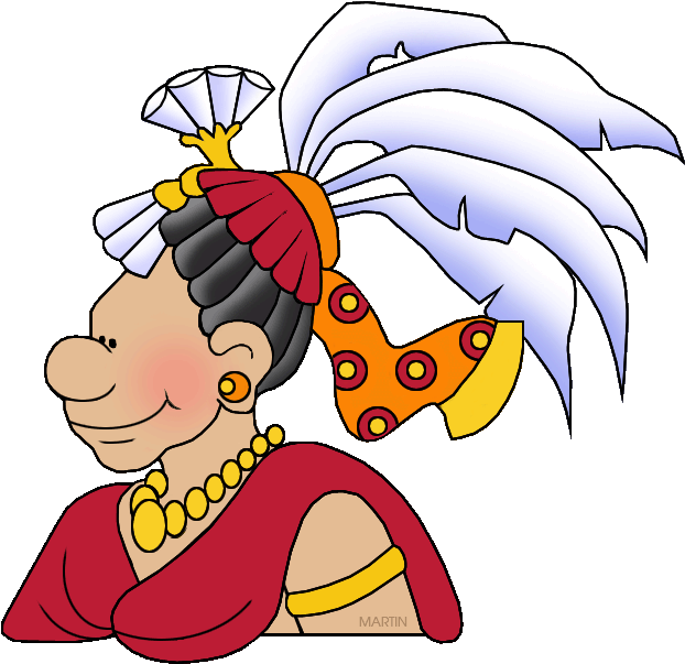Free Maya Clip Art By Phillip Martin, Mayan Man - Maya Clip Art (648x621)