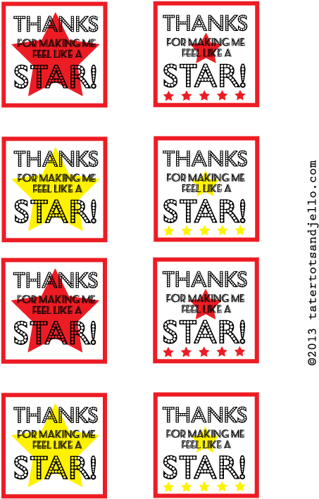 Plus, I've Also Made Some Larger Sized Printables That - Teacher Appreciation Movie Tickets (612x792)