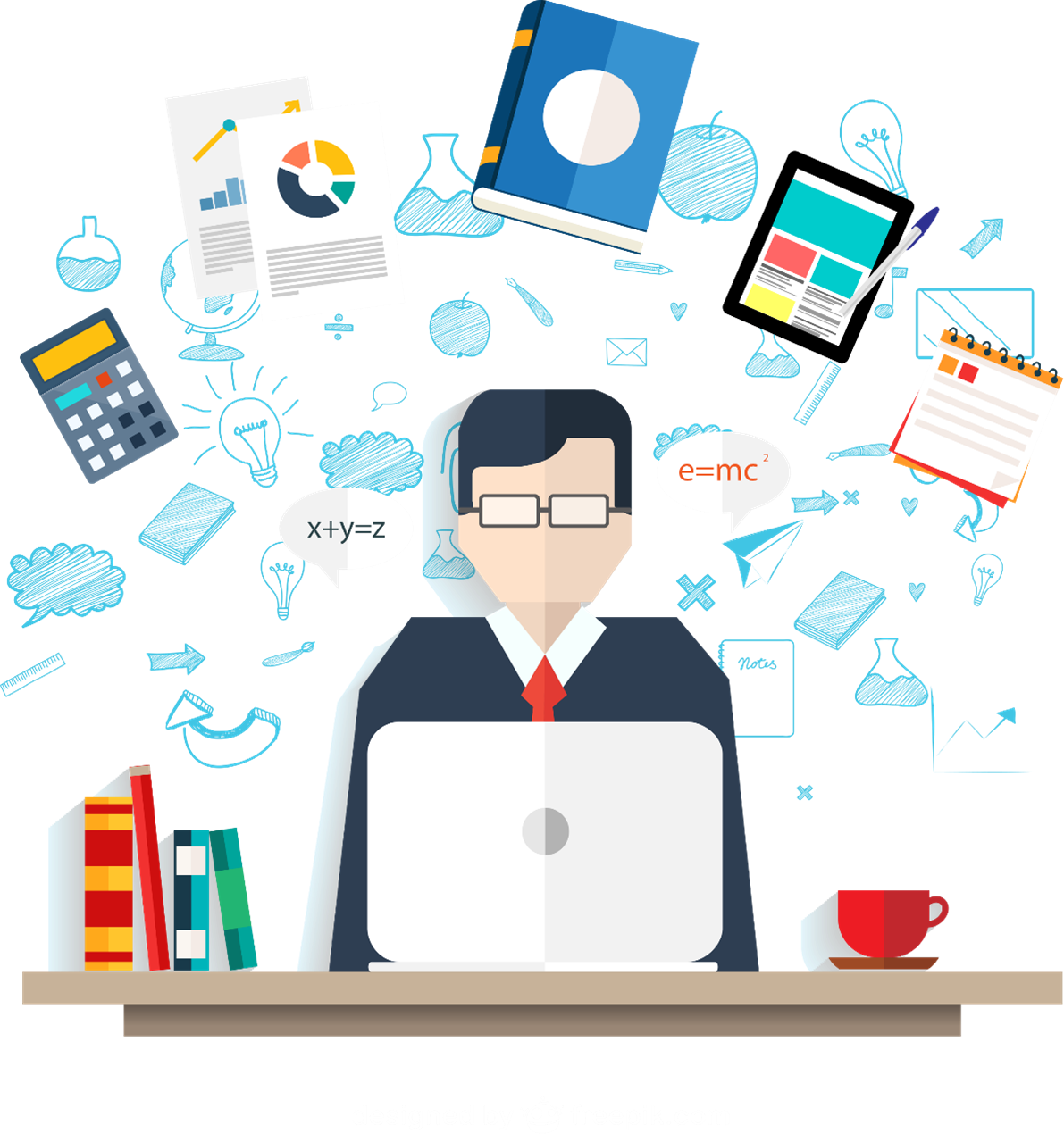 Teacher Application - Chartered Accountant Clipart (1191x1270)