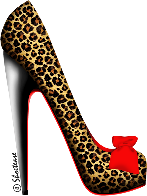 Leopard Print Pump By Shoetease - Cheetah Print Shower Curtain (544x707)