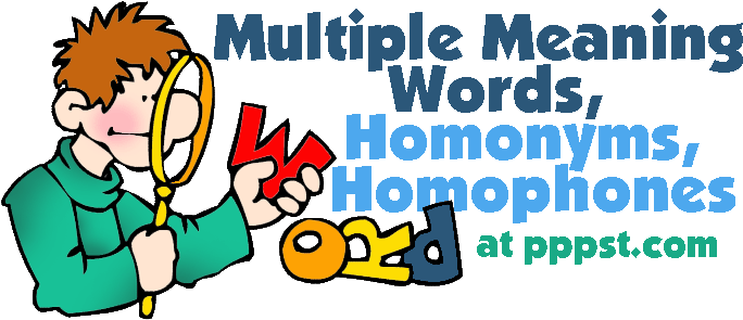 Multiple Meaning Words Clip Art - English Words And Phrases Frequently Confused And Misused (709x295)