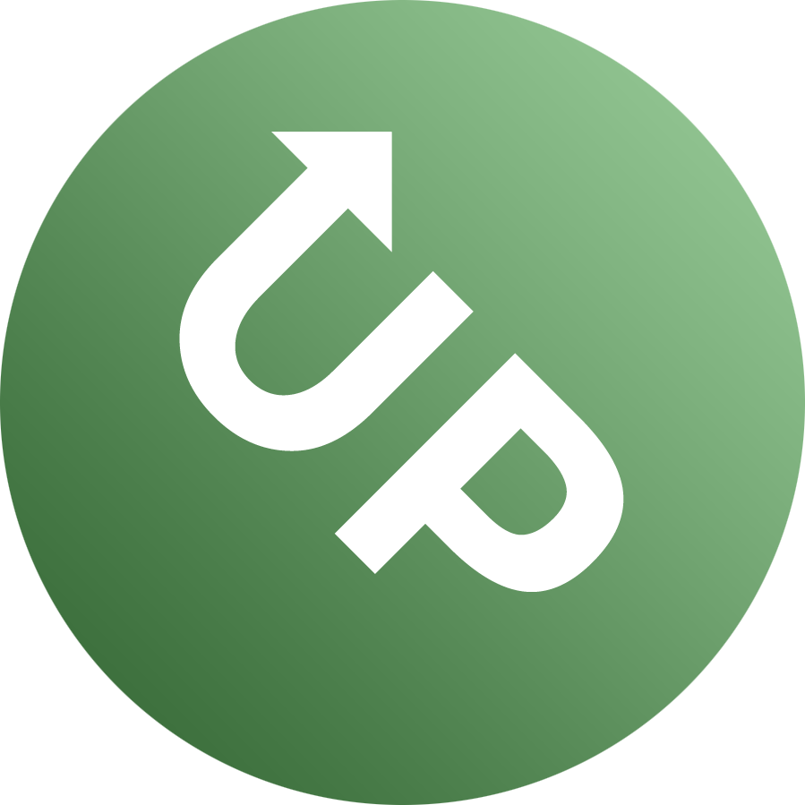 Up & To The Right - Emblem (899x899)