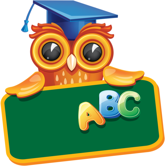 سكرابز Back School حصرى بدون تحميل 3dlat - Owl With Diploma Png (600x570)