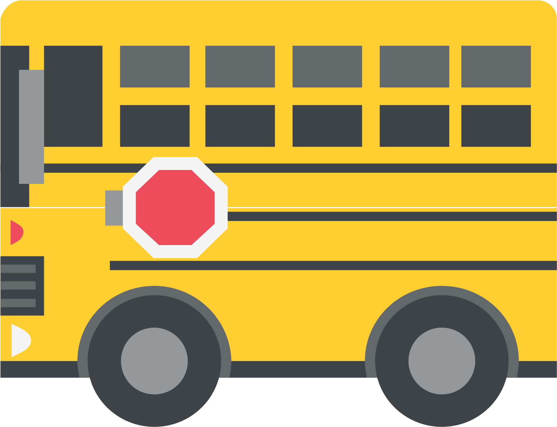 School Bus Png 19, Buy Clip Art - Émoji Bus (2000x2000)