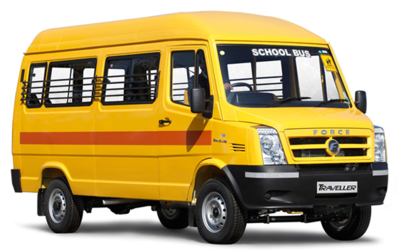 Traveller School Bus - Tempo Traveller School Bus (500x250)