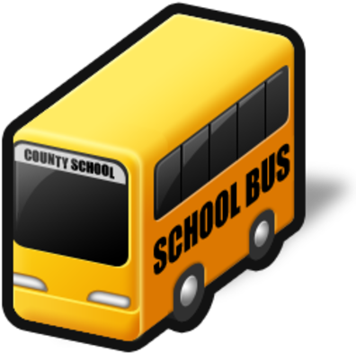 School Bus, Service, Transportation, Vehicle Icon - Bus Icon (400x400)
